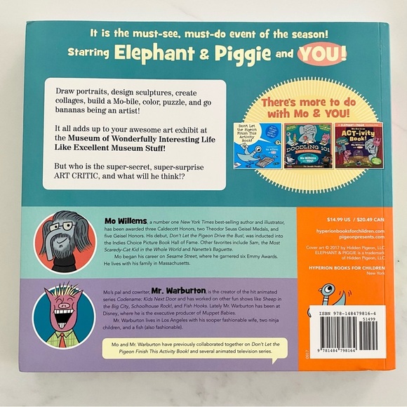 Elephant & Piggie Art-ivity and Doodling 101 Kids Book Set - Picture 4 of 5